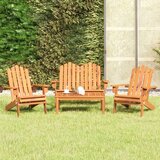 vidaXL Vrtna garnitura adirondack 4-delna trden akacijev les | Shoptok.si