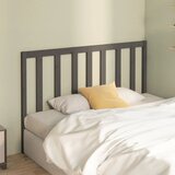  Uzglavlje za krevet sivo 156 x 4 x 100 cm od masivne borovine | shoptok.hr