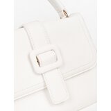 Shelvt White small handbag with gold elements | Shoptok.si