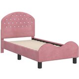 Posteljica za malčke z vzglavjem Roza 70 x 140 cm Žamet, (5000105767) | Shoptok.si