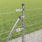 Vanjski Euro Ograda s Betonskom Podlogom 25 x 0,4 m Srebrna | shoptok.hr