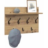  Vješalica za kapute na zidu Umjetnički hrast 60 x 40 x 12 cm | shoptok.hr