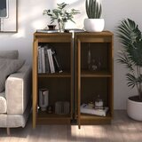  Komode 2 kom boja meda 31 5 x 34 x 75 cm od masivne borovine | shoptok.hr