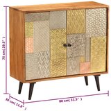  Komoda od masivnog bagremovog drva 80 x 30 x 75 cm | Eponuda.com