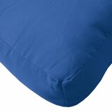  Jastuk za palete kraljevsko plavi 80 x 40 x 12 cm od tkanine | shoptok.hr