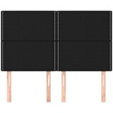  Uzglavlja 4 kom crni 72 x 5 x 78/88 cm od tkanine | shoptok.hr