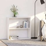 Ormarić za knjige s 2 razine 80x30x76 5cm od konstruiranog drva | shoptok.hr