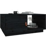  Klubska mizica črna 80x50x35,5 trdna borovina, (20711278) | Shoptok.si