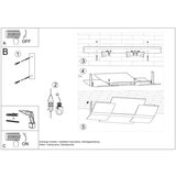  Stropna svetilka CELIA chrom, (21348235) | Shoptok.si