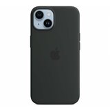 Apple iphone 14 silicone case with magsafe midnight (mpru3zm/a) Cene