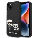 Futrola za iPhone 14 Black MagSafe Liquid Silicone Karl & Choupette ( GSM168039 )