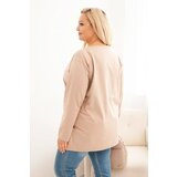 Kesi Women's Plus Size cotton blouse with a round neckline fango | Shoptok.si
