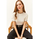 Olalook Women's White Baby Overlocked Blouse | shoptok.hr