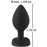 You2Toys Silikonski analni čep s kristalom (R537594) | Shoptok.si