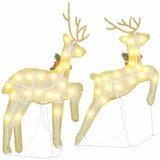  LED Riječni jeleni 2 pcs Topla bijela tkanina | Eponuda.com