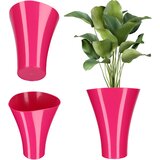 KADAX Pokrov za cvetlični lonček za rože, stojalo za rože, plastika, roza 16,5 cm, (5000346391) | Shoptok.si
