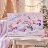 Accentra Beauty Advent Calendar Unicorn adventski kalendar za djecu 24 kom | shoptok.hr