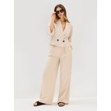 Sinsay Wide leg hlače s remenom, s dodatkom viskoze | shoptok.hr
