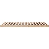  Krevet s daskama Prirodna 200 x 220 cm Čvrsto borovo drvo | shoptok.hr