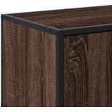 TV ormarić boja hrasta 100x35x41 cm konstruirano drvo i metal | Eponuda.com