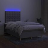  s oprugama i madracem LED svjetlosivi 120x190 cm tkanina | shoptok.hr