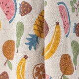 Bloomingville Mini Otroška odeja iz recikliranega bombaža 130x160 cm Fruitta – | Shoptok.si