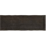 Stolna ploča tamnosmeđa 120x40x(2-4) cm obrađena hrastovina | shoptok.hr