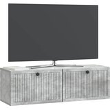 TV ormar za zid Betonska siva 98 x 31 x 30 cm Konstruirano drvo | shoptok.hr