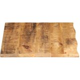 Stolna Mizna plošča 80x60x3,8 cm naraven rob trden robusten mangov les, (21411603) | Shoptok.si