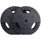 Gorilla Sports Set plastičnih tegova sa rukohvatima (2 x 15 kg) | ePonuda.com