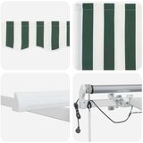 Tenda Zelena i bijela 350 x 250 cm Poliester i metal | shoptok.hr