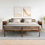  Noćni ormarići 2 kom s ladicama dimljeni hrast 25x31x66 cm | shoptok.hr