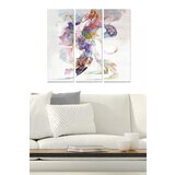 Wallity MDF1328464 multicolor decorative mdf painting (3 pieces) Cene