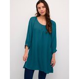 Kaffe Tunika 'Amber' petrol | Shoptok.si