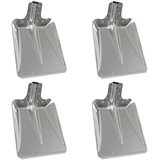  Glava lopate 4 pcs Srebrno 43 x 32,5 cm Aluminij | shoptok.hr
