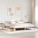 vidaXL Okvir kreveta s ladicama bez madraca 200x200 cm | shoptok.hr