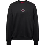 Hugo Sweater majica 'Duberries' crvena / crna / bijela
