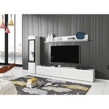 P & B Dnevni Regal Vera, Bela, Visoki Sijaj, 3-Delno, Led | Shoptok.si