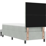  Krevet s opruga kutije Svjetlosiva 200 x 80 cm Baršun | shoptok.hr