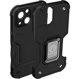 AVIZAR Ovitek za iPhone 14, odporen na udarce, iz dveh materialov, nedrsec in magnetni podporni obroc - crn, (20640164) Cene