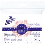 Linteo Natural Cotton Buds štapići za uši u vrećici 80 kom | shoptok.hr