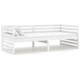  Dnevni ležaj od masivne borovine bijeli 90 x 200 cm | Eponuda.ba