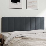  Jastuk za uzglavlje Hanko tamnosivi 160 cm baršunasti | shoptok.hr