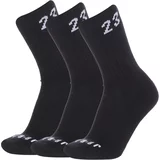 Jordan Športne nogavice črna / bela