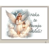  Magneti “Neka te čuvaju anđeli” – nježna uspomena za krštenje, rođenje i posebne trenutke | shoptok.hr