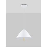 Nova Luce Bijela metalna LED viseća svjetiljka s metalnim sjenilom ø 40 cm Oros – | shoptok.hr