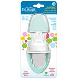 Dr.browns dr brown's silikonska mljackalica za hranu zelena, 4m+ | ePonuda.com