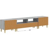  5-dijelni LED TV ormarić Siva Sonoma Konstruirano drvo - Siva Sonoma 100 cm | shoptok.hr