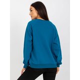 RUE PARIS Sweatshirt-RV-BL-8076.13-sea | Shoptok.si