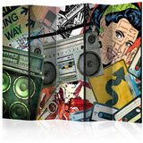 Artgeist Paravan Graffiti Girl I, 5-Delni, Dvostranski | Shoptok.si